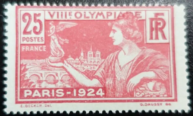 Frankreich Briefmarke Des Olympische Spiele von Paris N°184 neuer Stempel MH