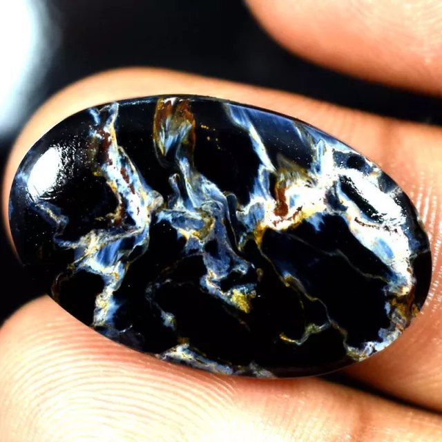 25.45Cts. Pietersite Oval Cabochon 100% Natural Fine Flash Loose Gemstones