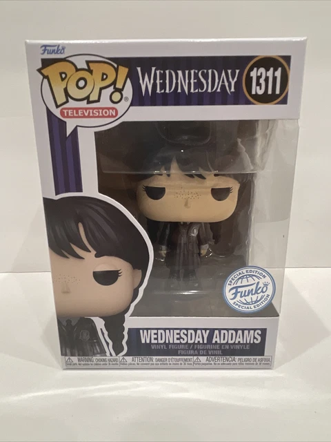 Funko Pop Netflix TV Wednesday Addams #1311 Metallic Exclusive MINT BOX