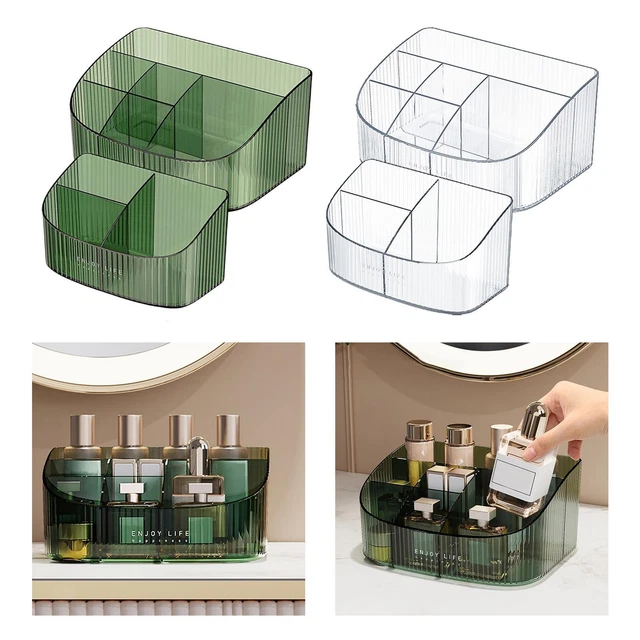 Organisateur de maquillage Support de maquillage Caddy avec grilles Affichage