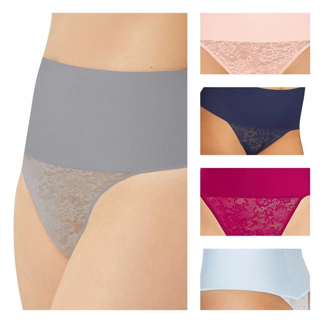 Tame Your Tummy Shaping Thong 24c Nude Lace