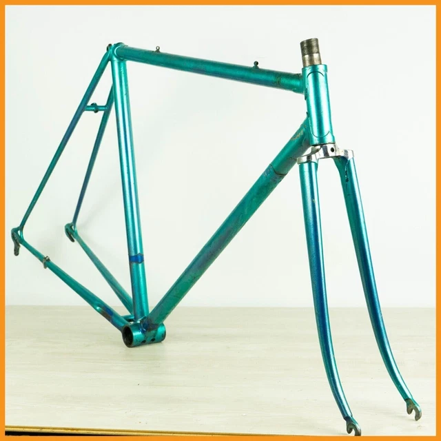 Cadre Vélo Route Vintage MARNATI Columbus SL – Acier, Vert, Taille 51 – Années 70