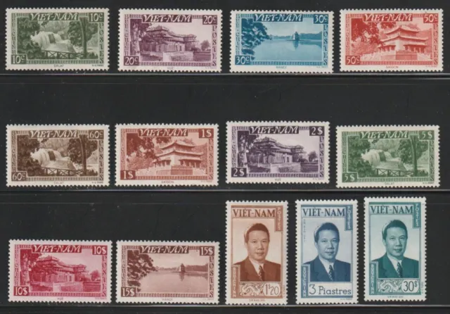 Vietnam-S.    1951    Sc # 1-13    Complete set    MLH    OG