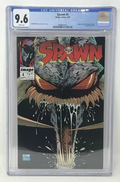 Image Spawn 4 Cgc 9.6 Image Comics #0 Coupon Included Pin Up By Dave Sim