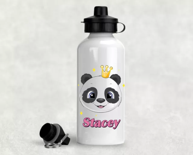 Personalizado Panda Niña Niño 500ml Niños Infantil Agua Botella