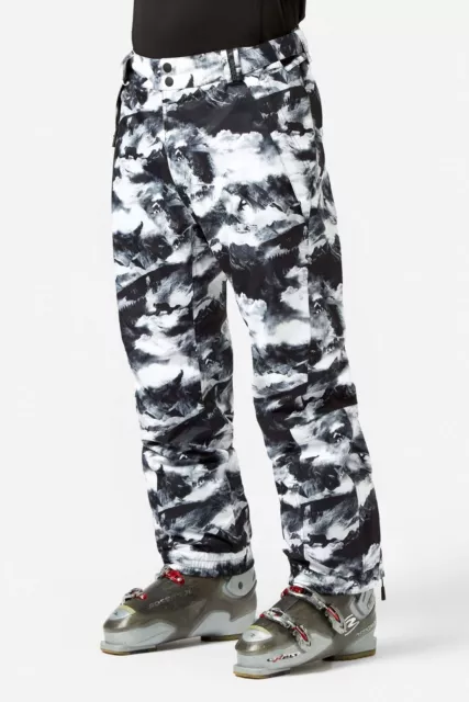 NEW Surfanic Mens Scortch Hypadri Ski Pants White Out Print Ski Snowboard Winter