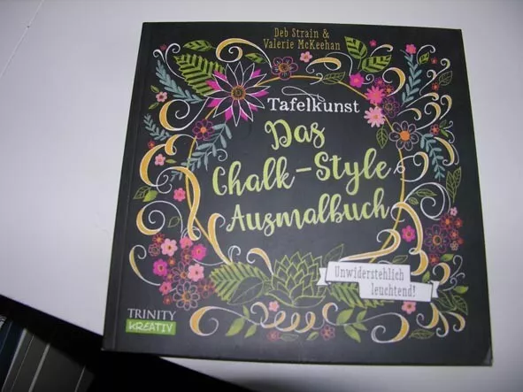 Das Chalk-Style Ausmalbuch - Tafelkunst - NEU