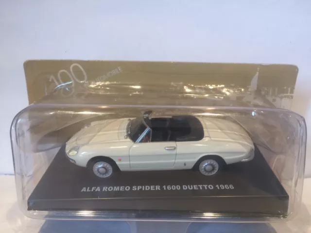 Alfa Romeo Spider 1600 Duetto 1966 De Agostini Scale 1/43 Altaya