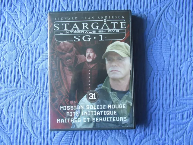 Stargate SG 1 L'Intégrale en Dvd N° 31 Mission soleil rouge Rite initiatique Maî