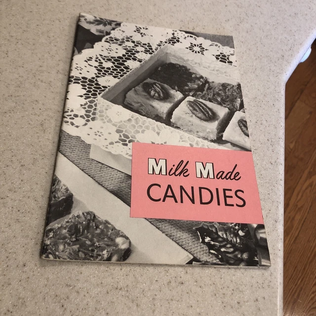 VINTAGE 1951 MILK Made Candies Evaporated Milk Candy Recipe Book MCM
