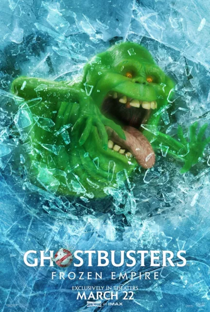 Ghostbusters Frozen Empire Slimer Poster Cinema Movie Film A4 A3 A2 A1 Print #4