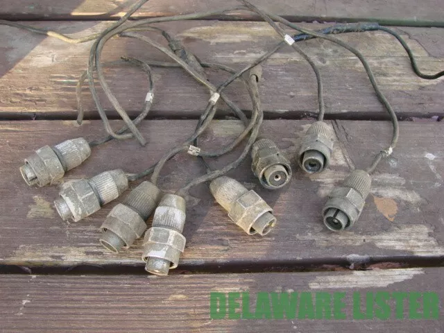 *US Military Army Truck JEEP Radio Electrical Single 1-Pin Connector Plug End