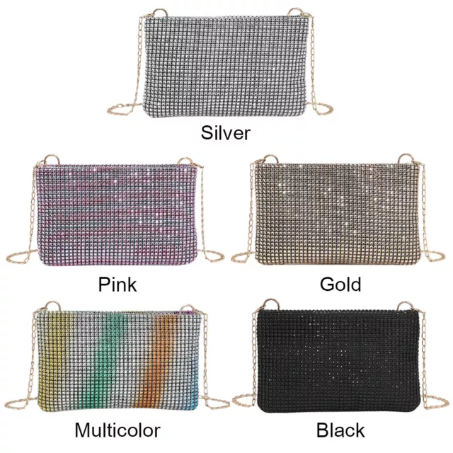 fr Fashion Diamonds Shoulder Crossbody Bag Women Rhinestones Wedding Party Clutc 2