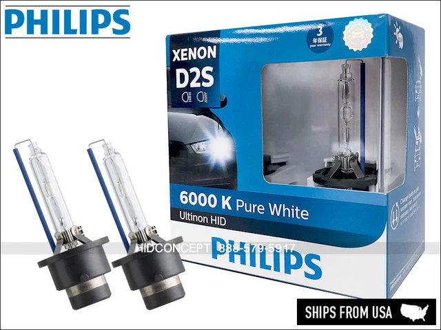 2 Pack 10000K Blue D2S D2R D2C HID Xenon Bulbs Factory Headlight HID Replacement | UK