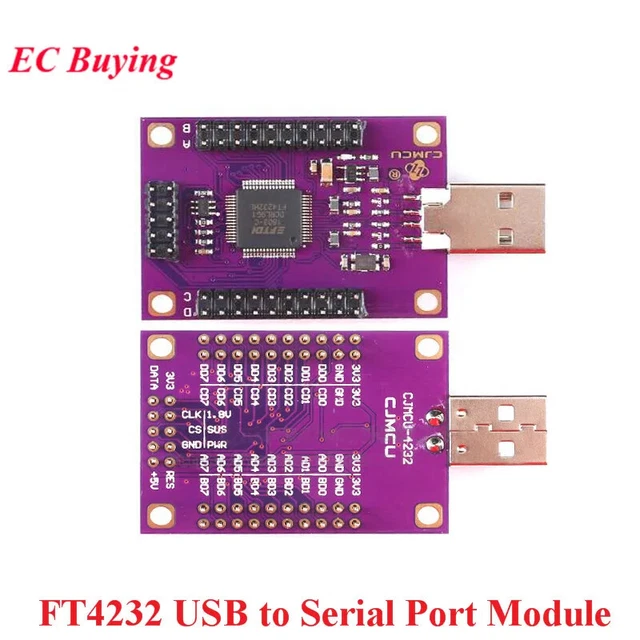 FT4232 USB TO Serial 4 Channel UART/SPI/I2C/JTAG/RS232/485/422 Module £ ...