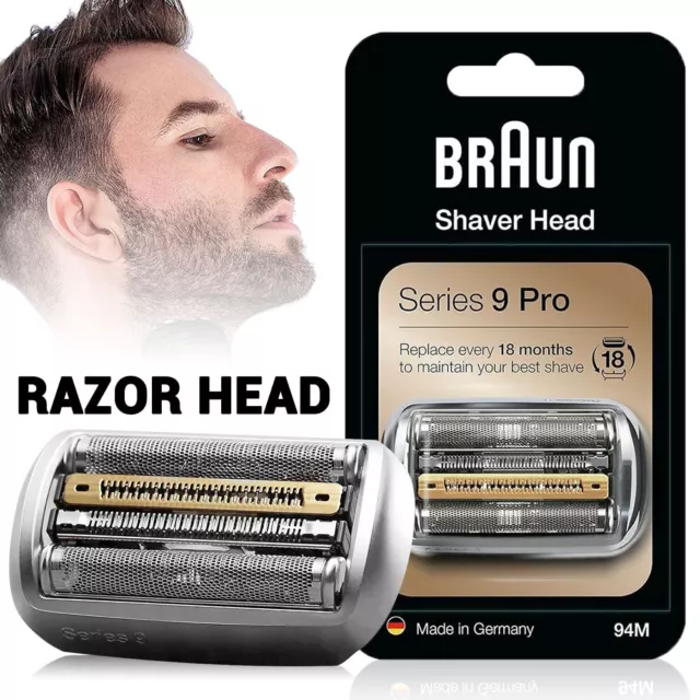 NEW Braun Series 9 Pro Electric Shaver Head Replacement Head 94M UK 2024~