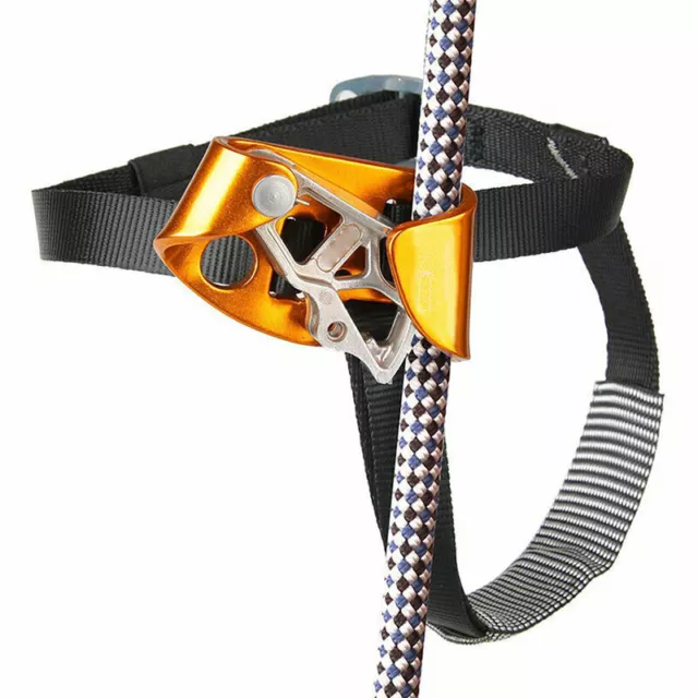 Right/Left Foot Ascender Riser for 8-13mm Rope Rock Climbing Outdoor Safety Gear 2