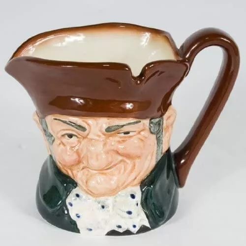 SMALL 3" Royal Doulton Porcelain Toby Character Jug OLD CHARLEY D5527 1935-1983