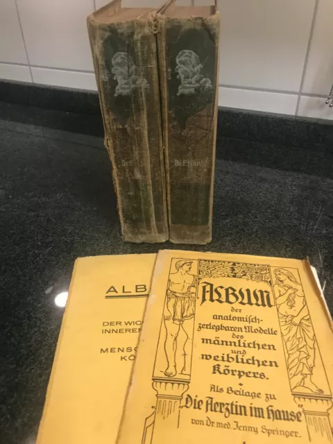 Ratgeber in gesunden und kranken Tagen Dr. König um 1910   - 2 Bände 15. Aufl.