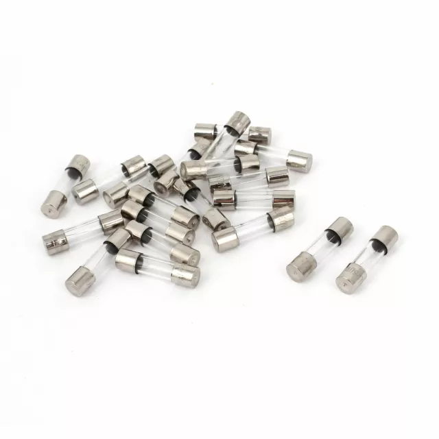 20Pcs 5x20mm Fusion Rapide Type Cartouche Tube En Verre Fusibles 250V 3.1