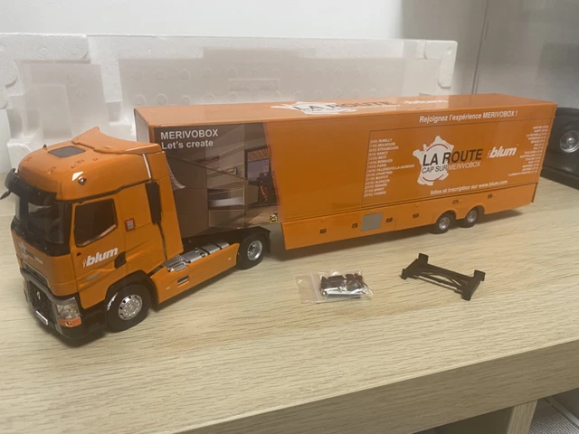Camion ELIGOR 1/43 – Renault T480 Avec Décor Colza Et Remorque – Transport CHOQUET