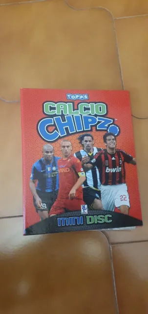 Calcio Chipz 2008-2009 Album Raccoglitore Topps Mini Disc