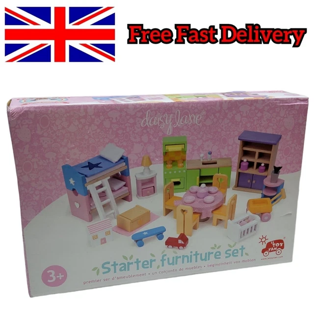 Le Toy Van Starter Wooden Furniture Set Girls Playset