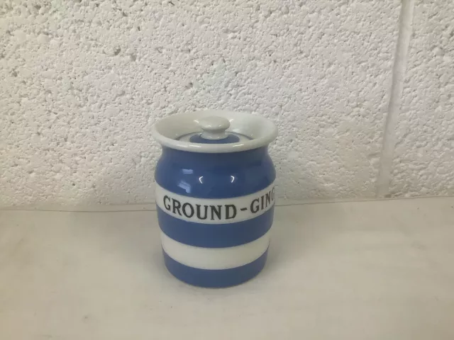 T G Green Cornishware  “Ground Ginger  Spice Jar