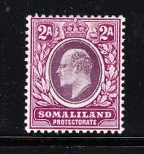 Album Treasures  Somaliland Scott # 29  2a Edward VII  Mint Hinged