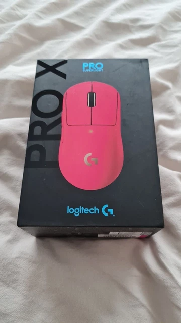 LOGITECH G PRO X SUPERLIGHT Magenta Gaming Maus Kabellos 2,4GHz