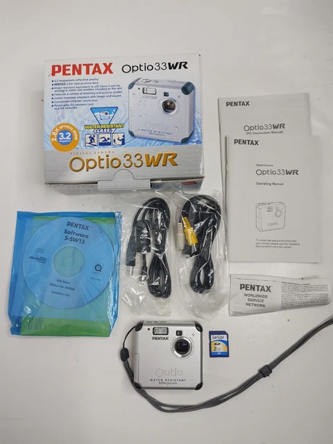 PENTAX OPTIO 33WR 3.2MP Water Resistant Digital Camera