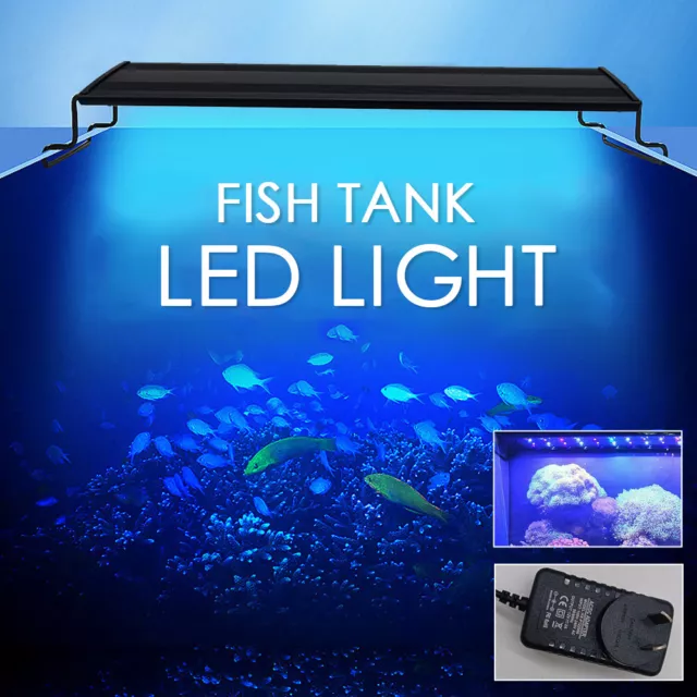 30-120CM Aquarium Light Lighting Full Spectrum Aqua Plant Fish Tank Bar LED Lamp 2