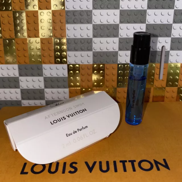 LOUIS VUITTON AFTERNOON SWIM, 100 ml, 2 samples Rose Des Vents, Sealed. New