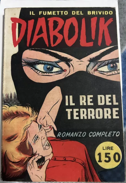 Diabolik N 1 Originale Prima Serie INGOGLIA Del 1962 Nuovo!!!