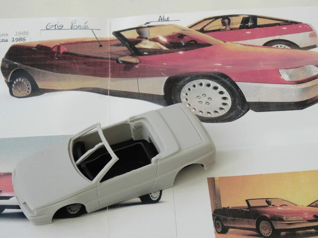 Maquette ALFA ROMEO ALFETTA SPIDER Pininfarina 1972 - ALEZAN MODELS 1/43 - Peinte