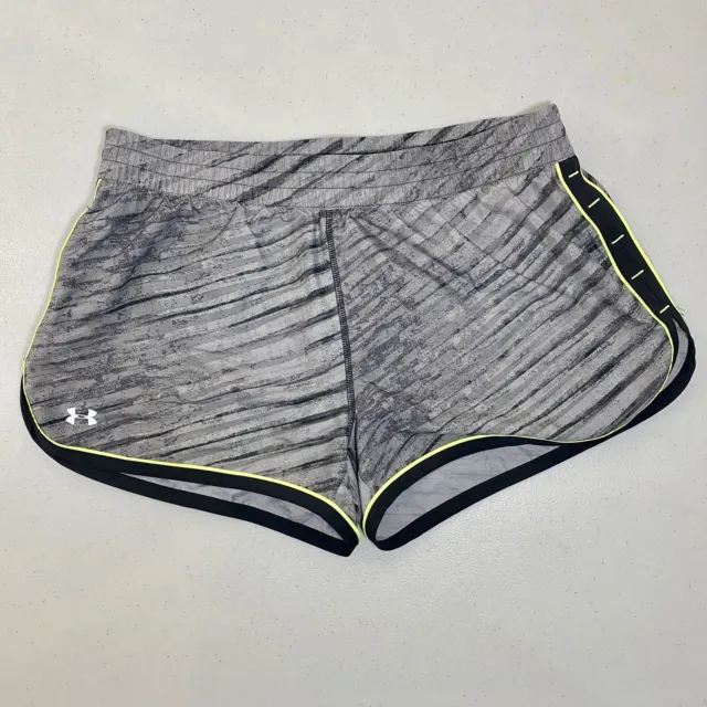 UNDER ARMOUR Heatgear Drawstring Athletic Running Lined Fitness Shorts Size M