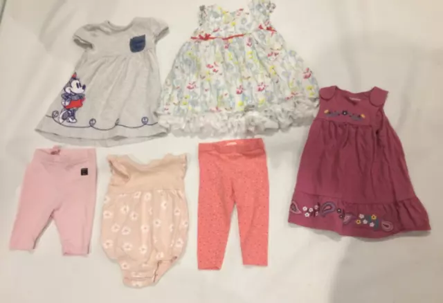 Girls  Bundle Of Clothes Age - 6-9  Months,