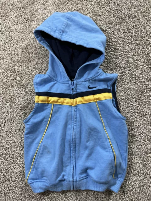 Nike Girls Boys Sweater Vest  Full Zip Hooded Top 24 Months￼