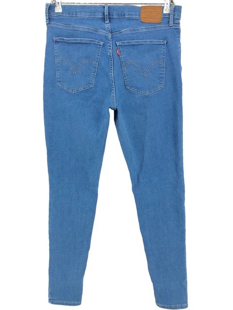 Jean Femme Levi's Mom Taille Haute - Taille W32 L27, Gris, Occasion Très Bon état