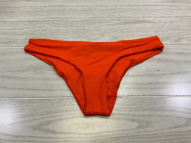 L*Space Classic Sandy Bikini Bottom, Women's Size S, Red NEW MSRP $88