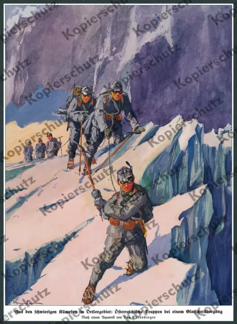 Lutz Ehrenberger Kaiserschützen Bergführer Patrouille Ortler Dolomitenfront 1916