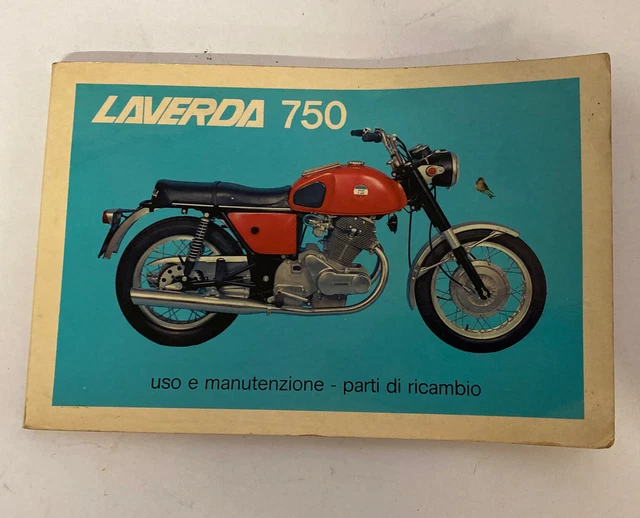 Libretto uso e manutenzione laverda 750 e 750s