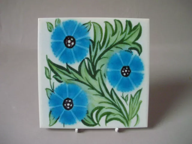Vintage Ceramic Tile Kenneth Clark after William De Morgan Perfect