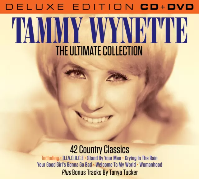 Tammy Wynette The Ultimate Collection CD/DVD Deluxe Edition CD with bonus DVD