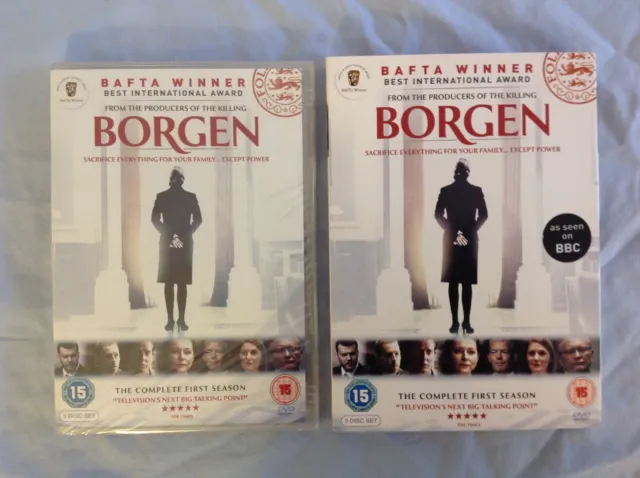 🆕 Borgen Dvd - Season 1 - Series 1 - Sidse Babett Knudsen - Brand New & Sealed