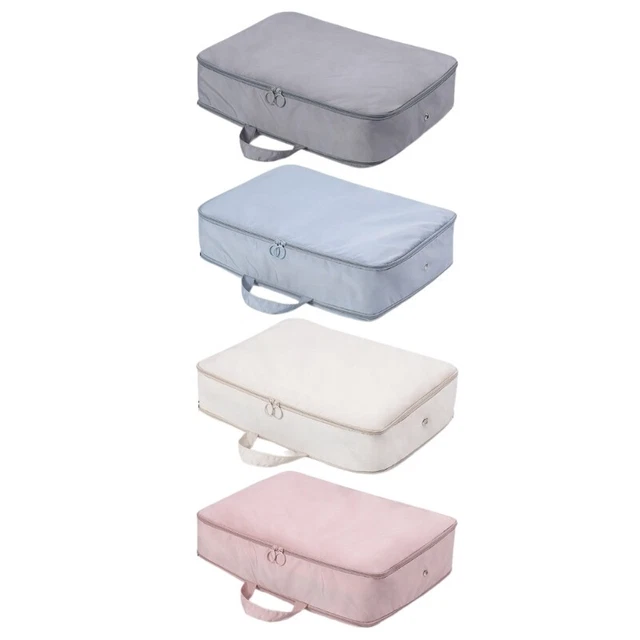 SUITCASE ORGANISERS EXPANDABLE Storage Bag Packing Cubes with Double