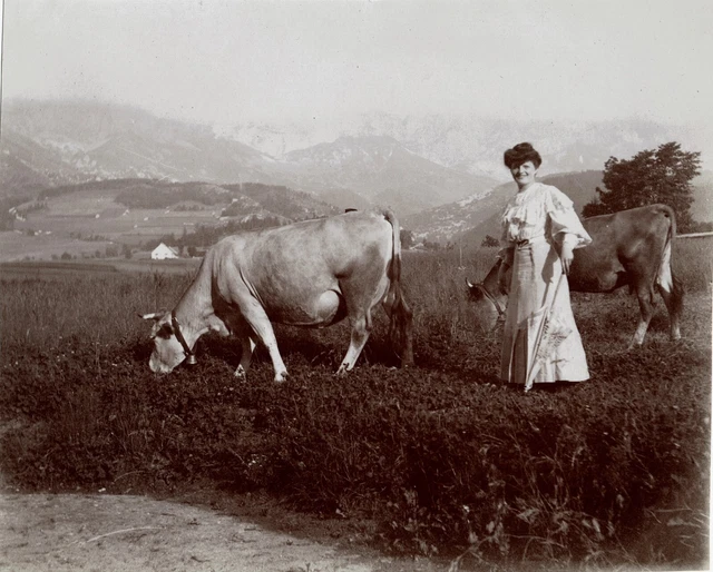 FRANCE ISERE EN 1904 on the massif du Vercors à VILLARD DE LANS