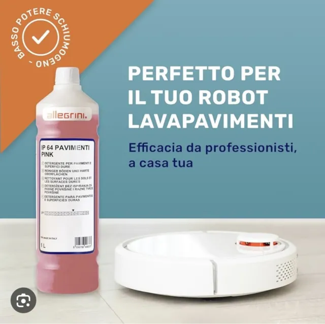 DETERSIVO PAVIMENTI E detergente Robot Lavapavimenti Profumato IP 64 Pink  1lt EUR 3,60 - PicClick IT