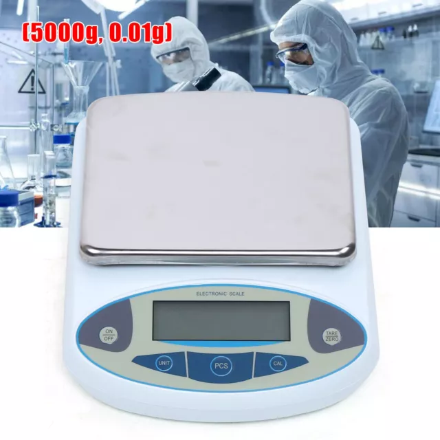 Analytical Electronic Balance Lab Digital Balance Scale High Precision 5kg/0.01g