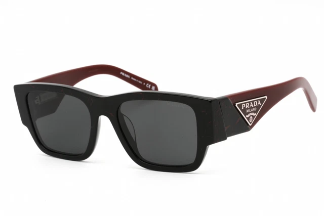 New Authentic PRADA PR10ZSF 11F5S0 Black Etruscan Marble  / Dark Grey 55-19-140